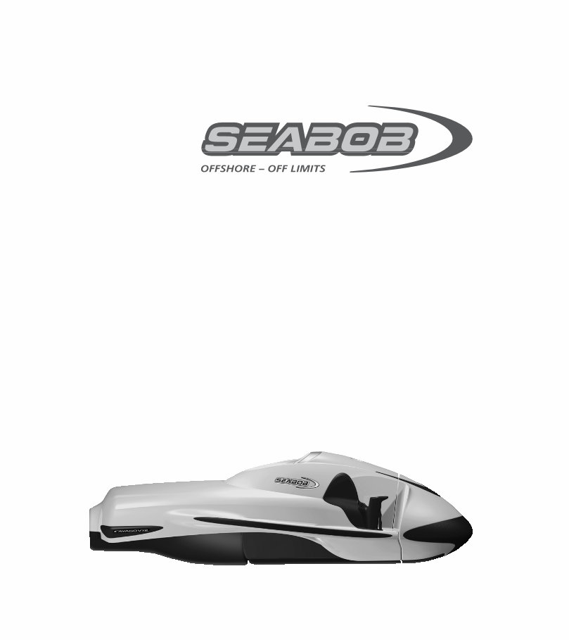 Seabob F5 Operations Manual preview img 1