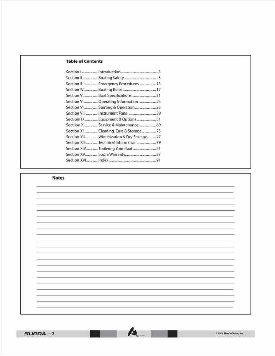 2015 Supra SC, SA, SE Owners Manual preview img 3