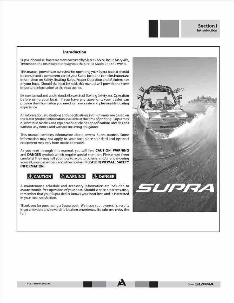 2015 Supra SC, SA, SE Owners Manual preview img 4