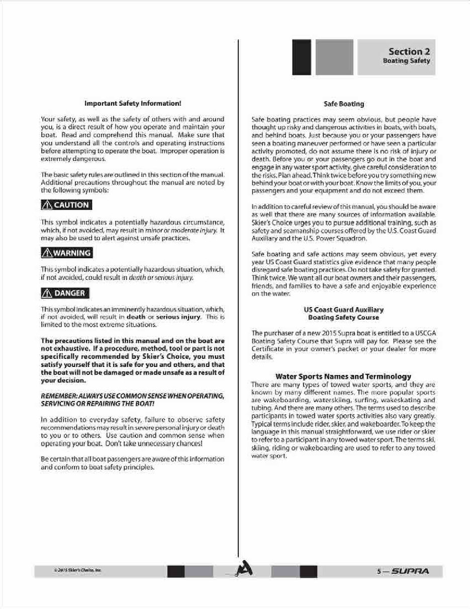 2015 Supra SC, SA, SE Owners Manual preview img 6