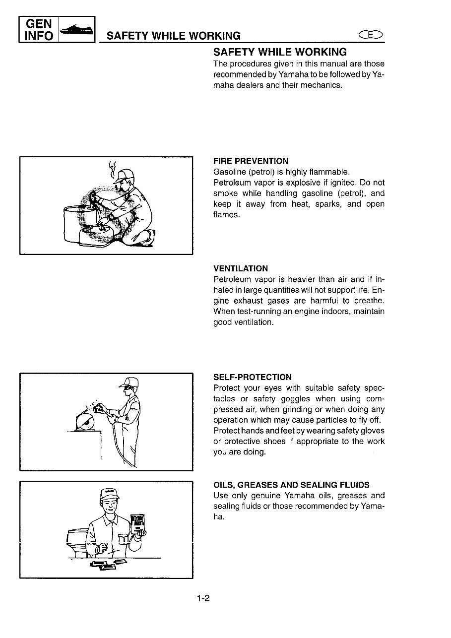 Yamaha WaveRunner XL760, XL1200 Service Manual preview img 10