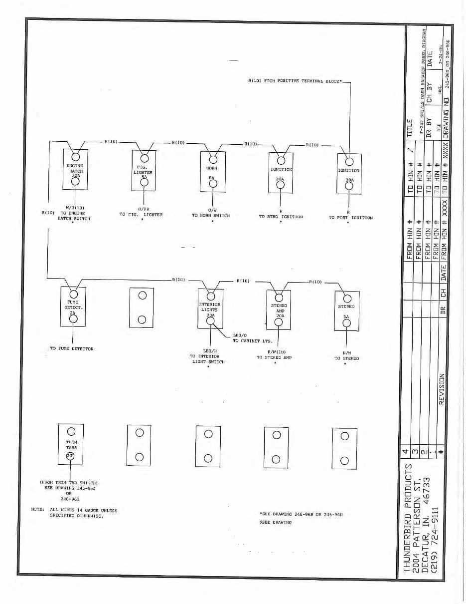 Formula 242 LS & SR1 1985 - 1987 Schematic Diagrams preview img 2