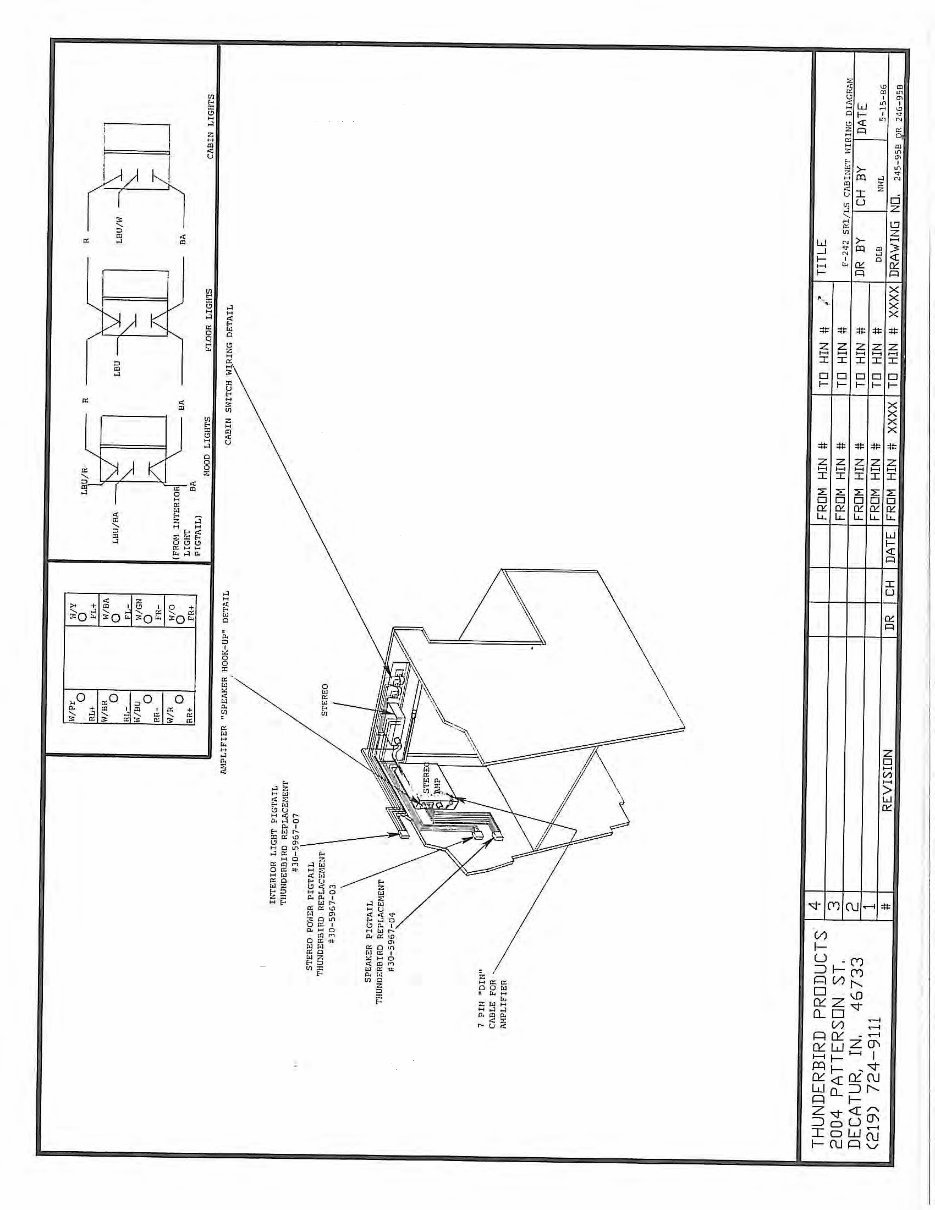 Formula 242 LS & SR1 1985 - 1987 Schematic Diagrams preview img 4