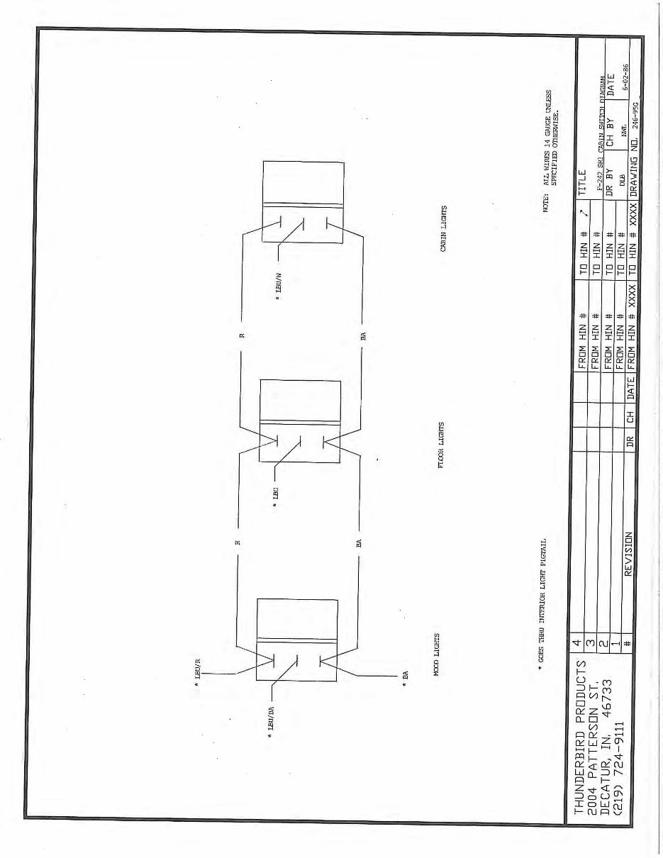 Formula 242 LS & SR1 1985 - 1987 Schematic Diagrams preview img 5