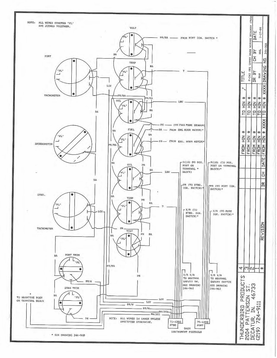 Formula 242 LS & SR1 1985 - 1987 Schematic Diagrams preview img 8