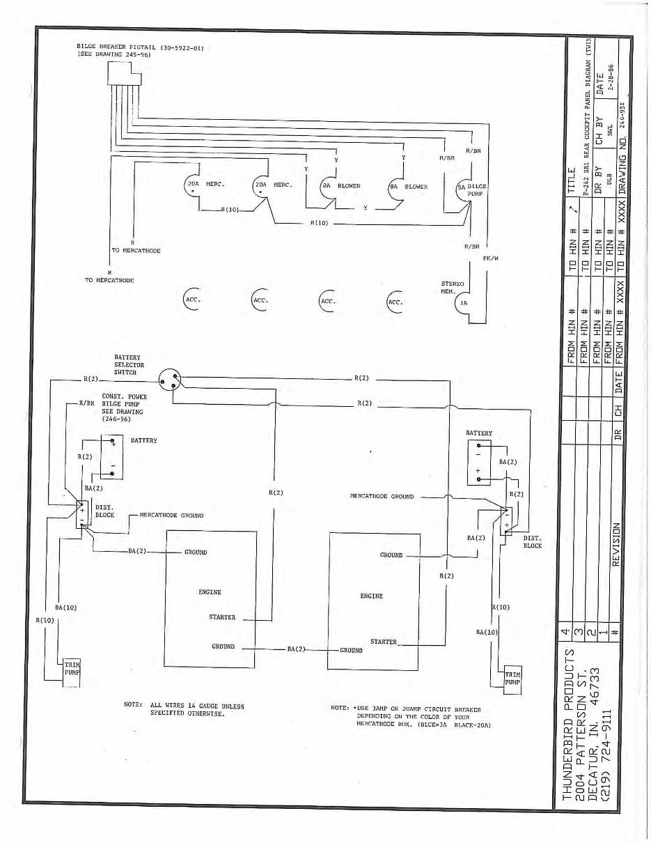 Formula 242 LS & SR1 1985 - 1987 Schematic Diagrams preview img 9