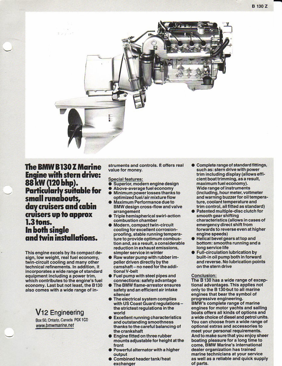 BMW B130 Detailed Engine Information preview img 1