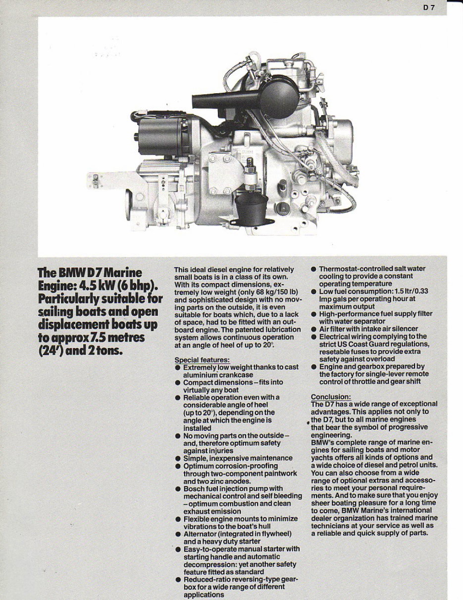 BMW Engine D7 Diesel - Detailed Engine Information preview img 1