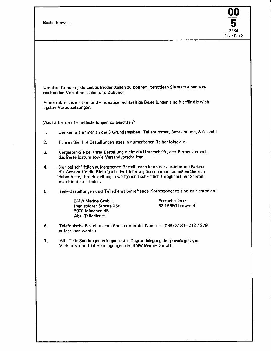 BMW Marine Motor D7/D12 Parts Catalog preview img 6