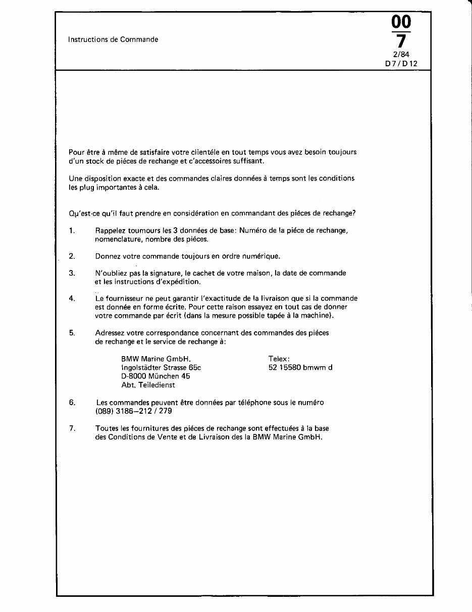 BMW Marine Motor D7/D12 Parts Catalog preview img 8