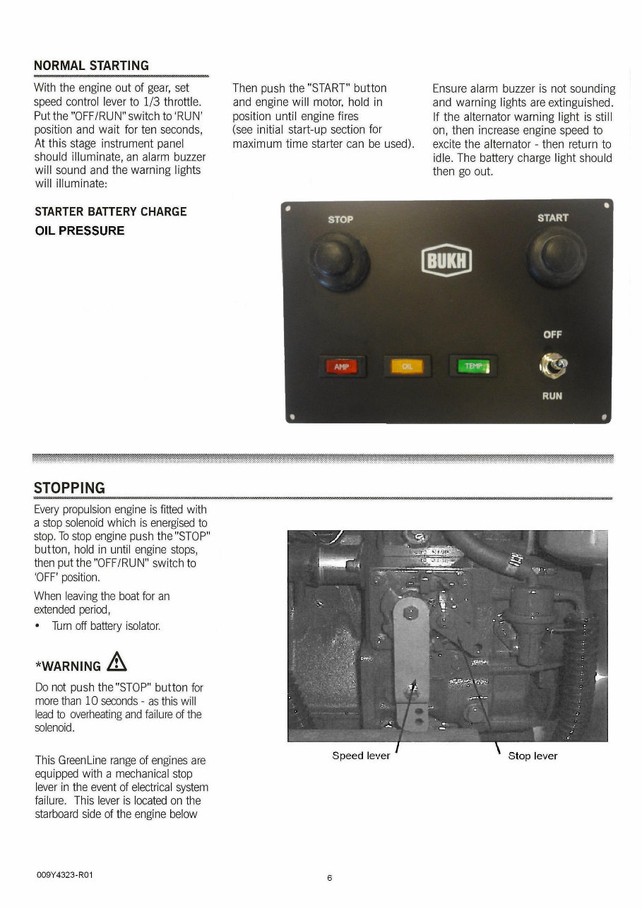 Bukh Diesel engine type BBD1105 & BBV1505 Operator's Maintenance Manual preview img 8
