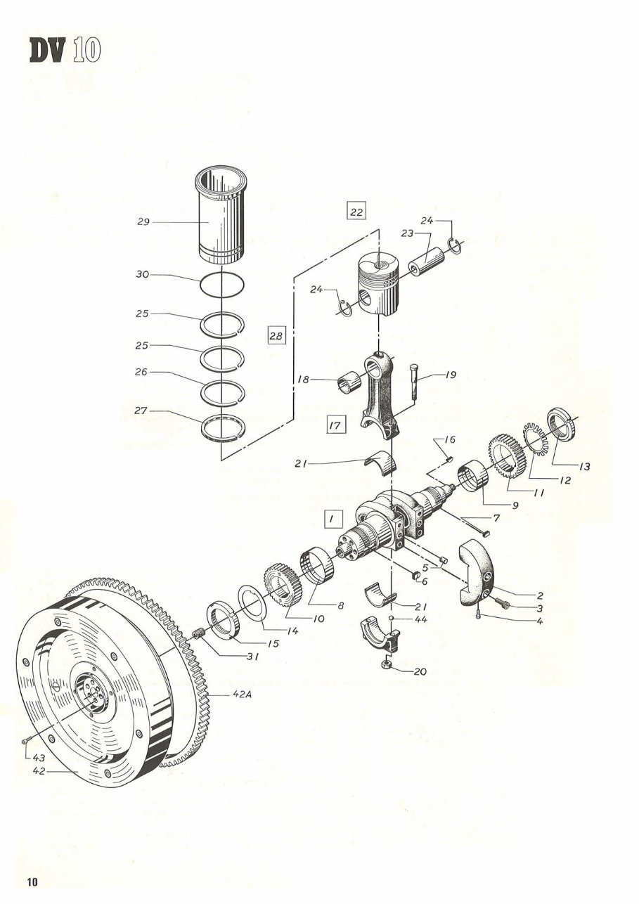 Bukh Diesel engine type DV10/DV20 Spart Part List preview img 10