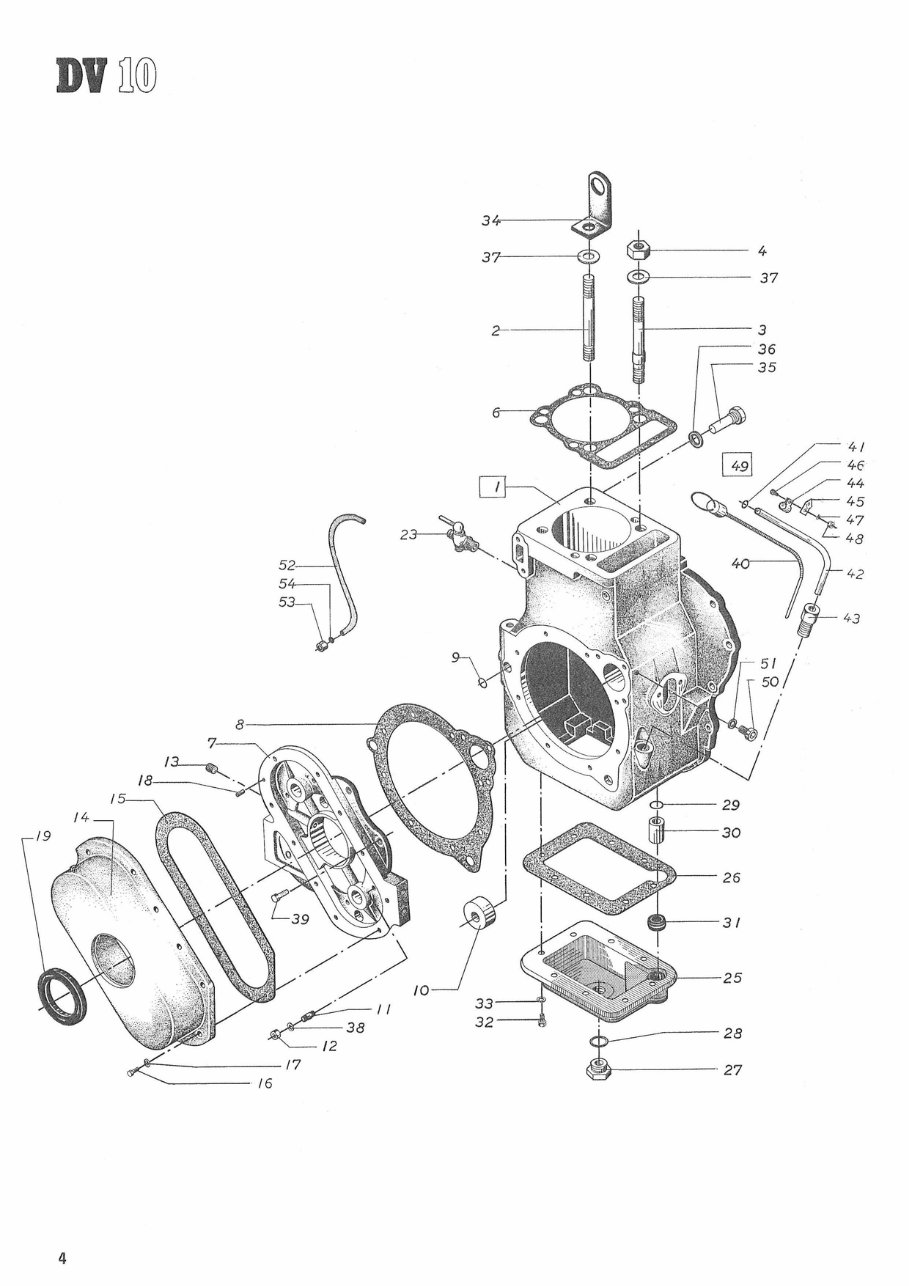 Bukh Diesel engine type DV10/DV20 Spart Part List preview img 4