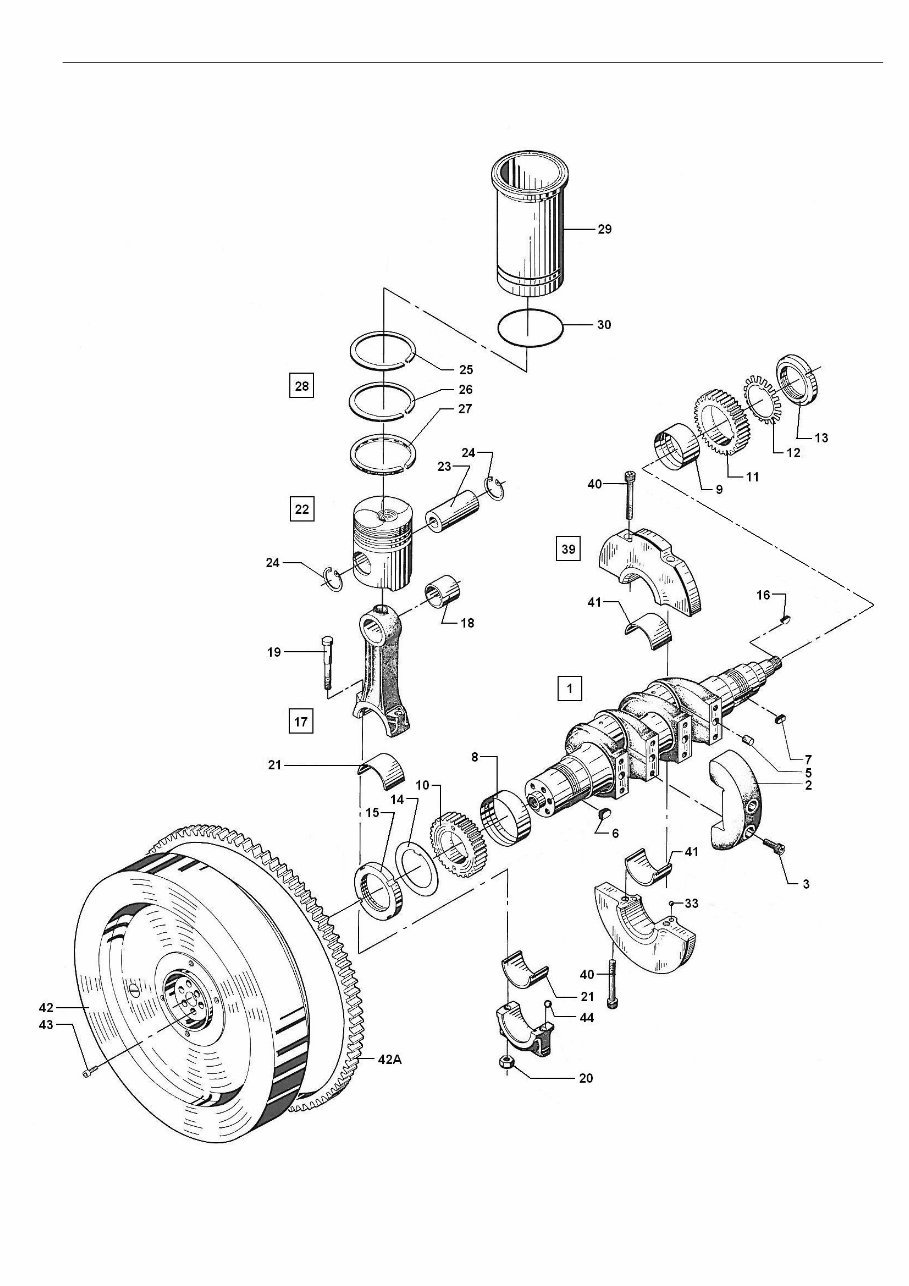Bukh Diesel engine type DV24ME Spart Part List preview img 6
