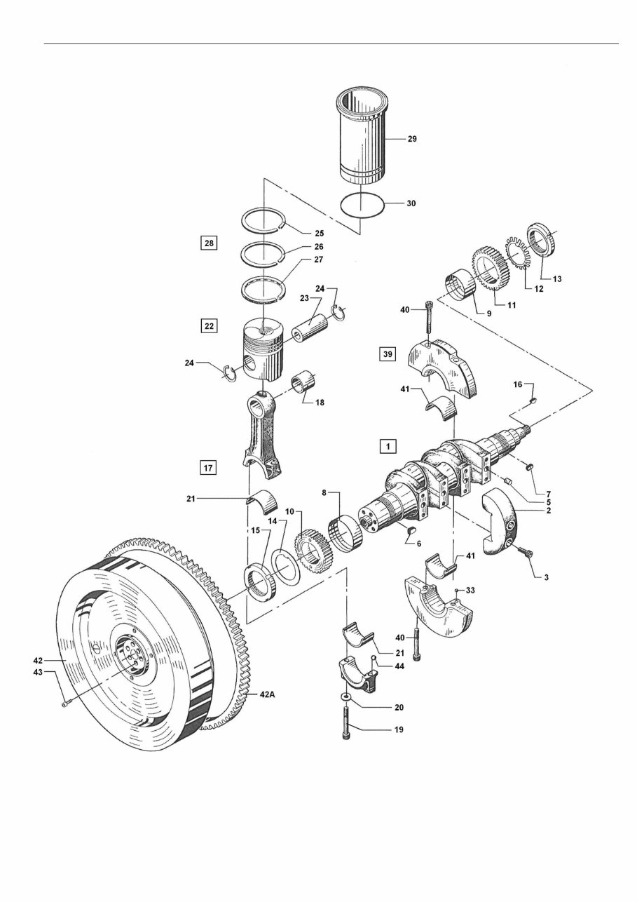 Bukh Diesel engine type DV24RME Spart Part List preview img 6