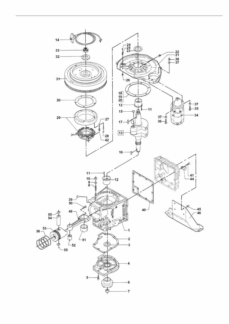 Bukh Diesel engine type DV8/DV10L Spart Part List preview img 4