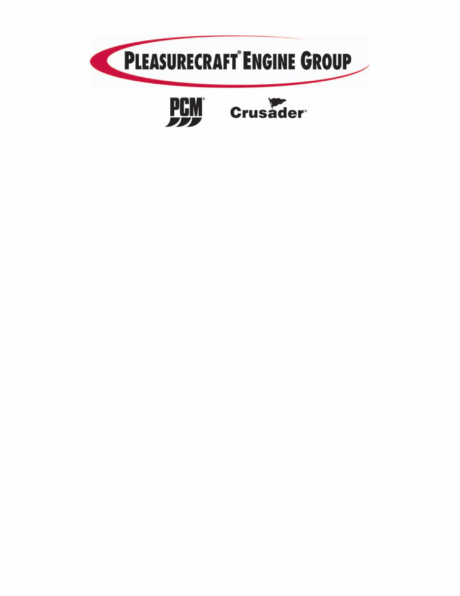 Crusader 5.0L MPI / 5.7L MPI / 6.0L MPI / 8.1L MPI / 8.1L MPI (HO) engines Owner's Operation and Maintenance Manual preview img 2