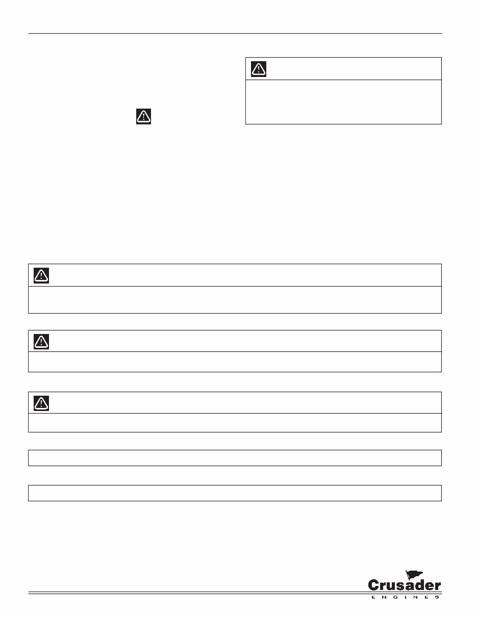 Crusader 5.0L MPI / 5.7L MPI / 6.0L MPI / 8.1L MPI / 8.1L MPI (HO) engines Owner's Operation and Maintenance Manual preview img 7