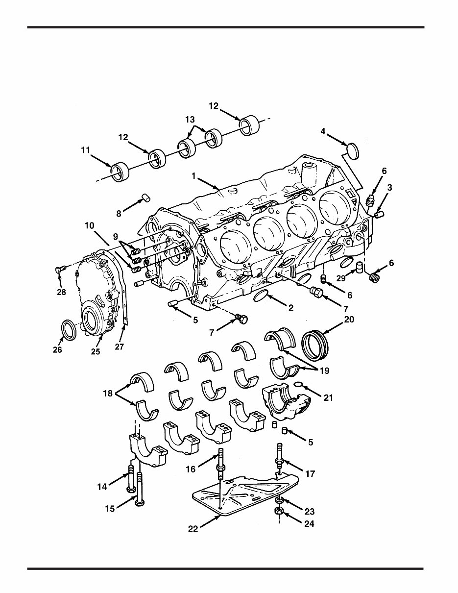 Crusader engines Marine Illustrated Parts Manual - MODEL MP454 XLi SERIAL NUMBER 101810 THRU 103880 & MODEL MP7.4L SERIAL NUMBER 103538 AND ABOVE preview img 6