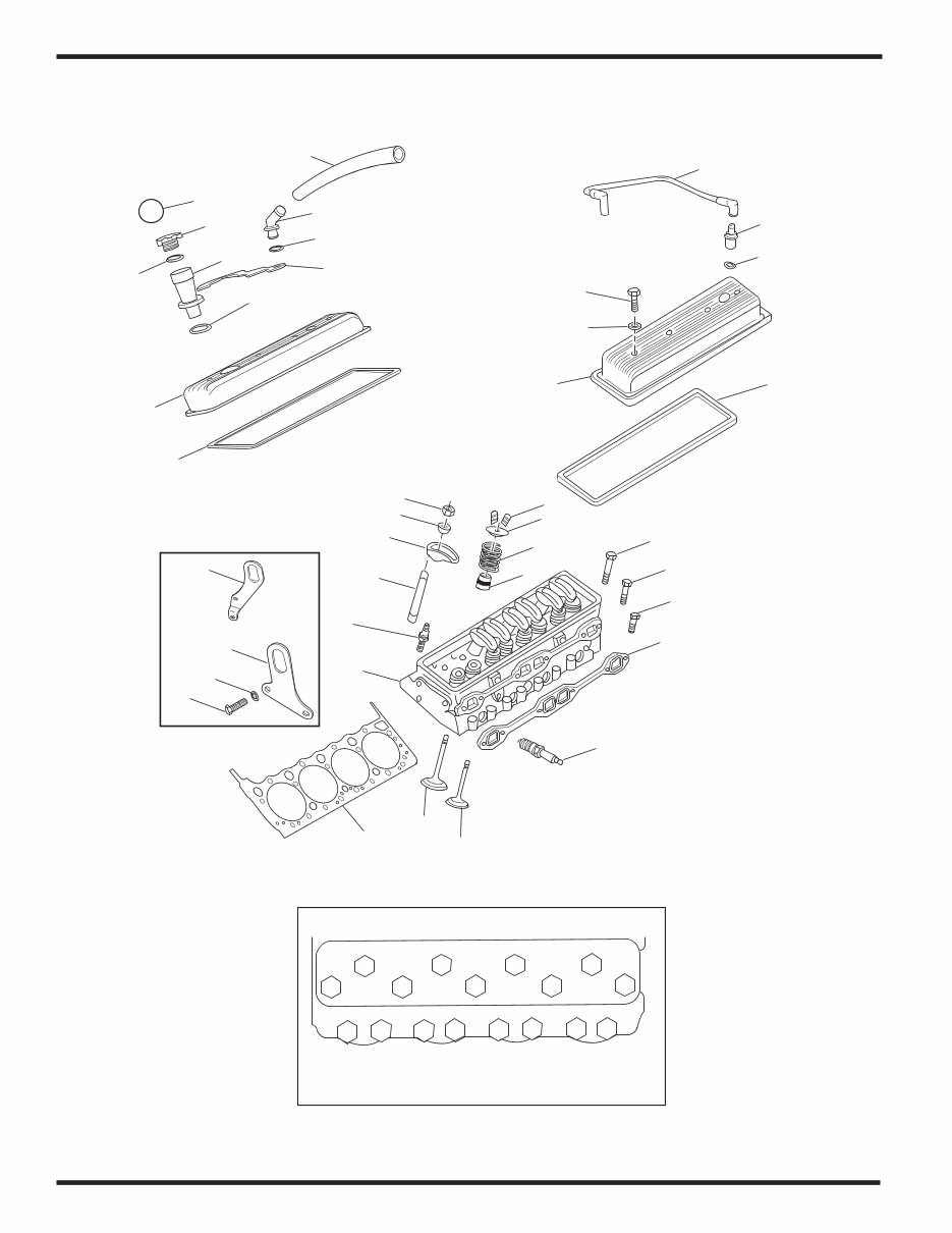 Crusader engines Marine Illustrated Parts Manual - MODEL MP5.0/5.7L SN 670001 thru 671633 preview img 10