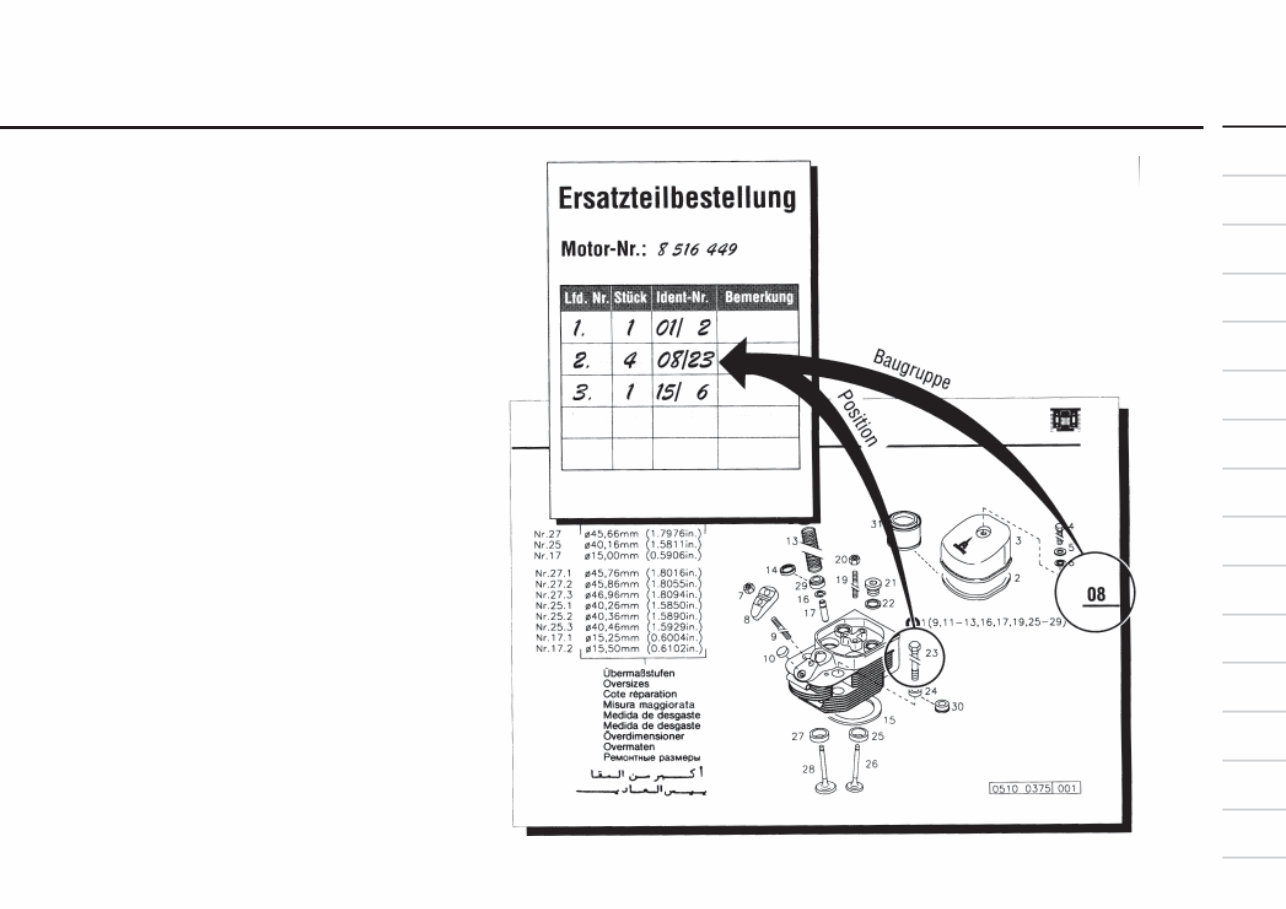 Deutz 1011 (B/FL 1011 F/FT/FL) Diesel Engine Parts Catalog preview img 8