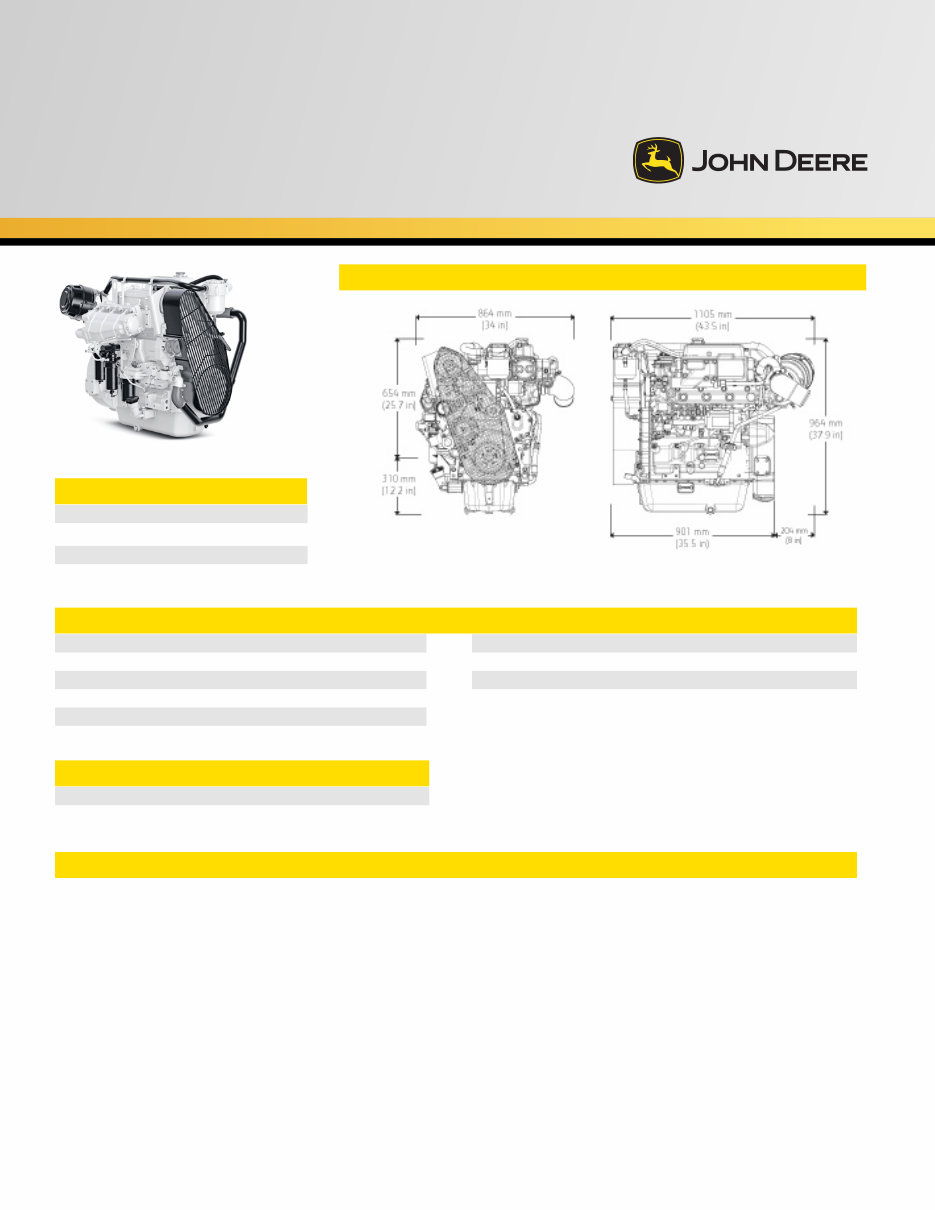 John Deere 4045AFM85 Diesel Engine Specifications preview img 1