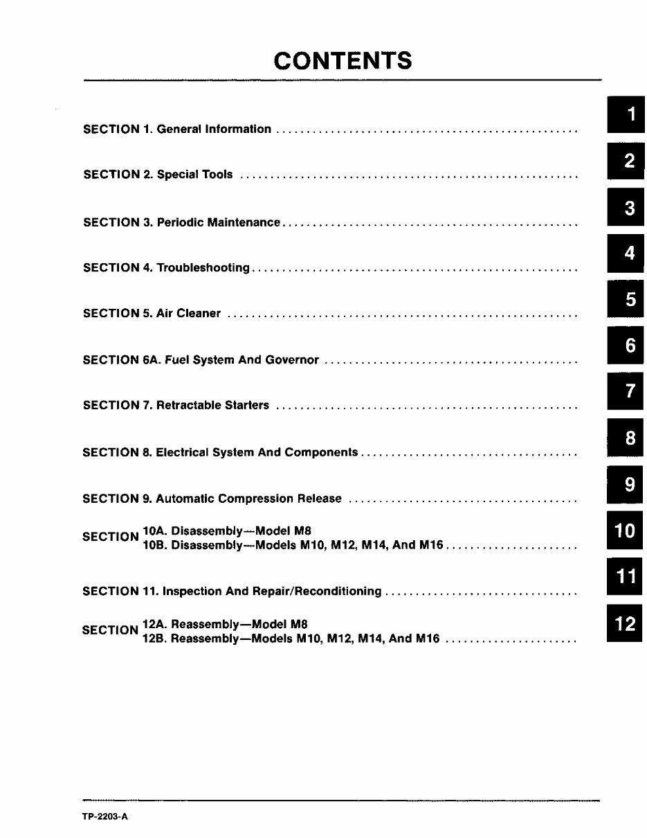 Service Repair Manual for Kohler Magnum M18 M20 Twin Cylinder Gas Engine Shop Book