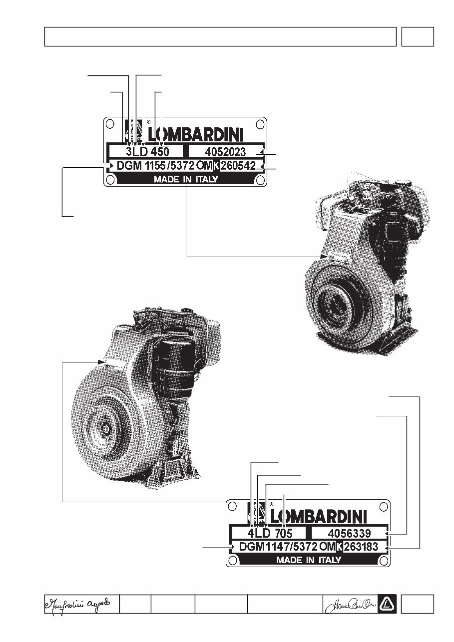 Compact 3ld Lombardini Engines 3LD, 4503LD, 5103LD, 450 / S3LD, 510 / S4LD, 6404LD ...