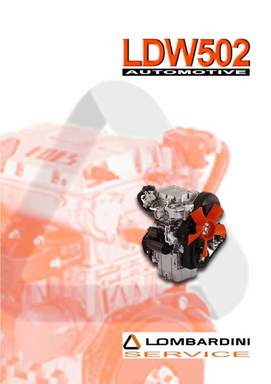 Lombardini Marine Engines LDW 502 SERVICE MANUAL preview img 1