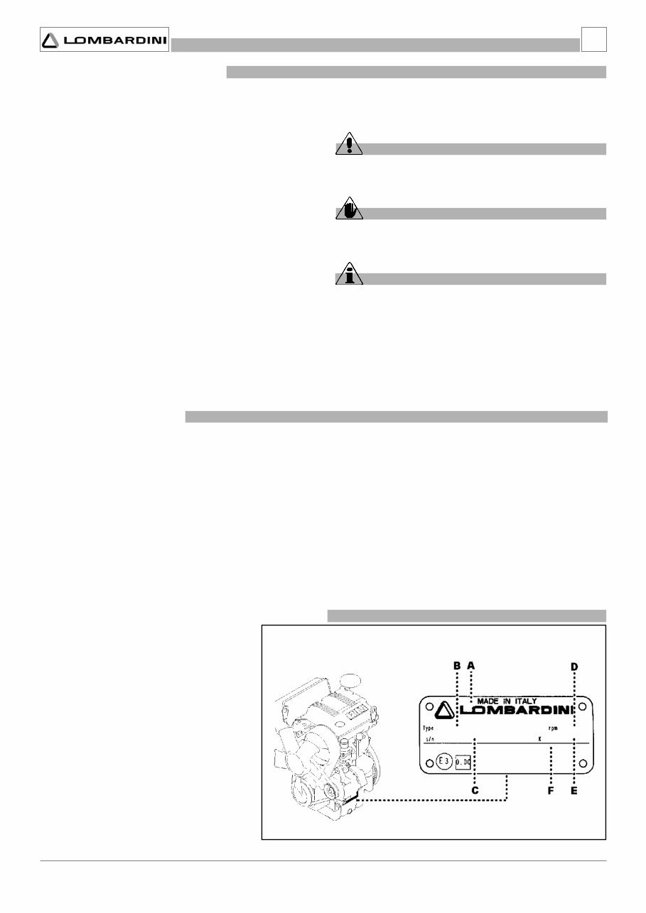 Lombardini Marine Engines LDW 502 SERVICE MANUAL preview img 5