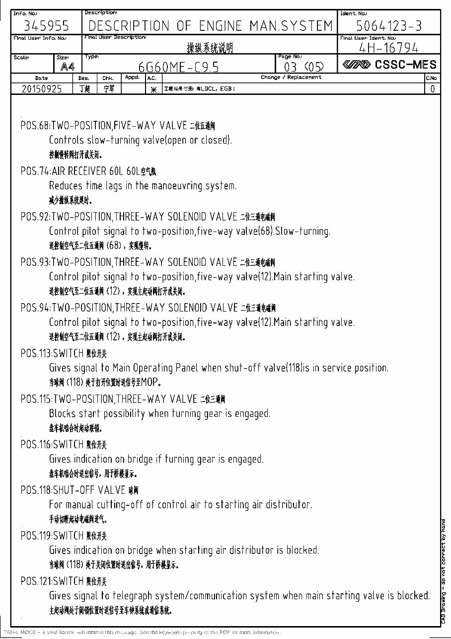 MAN 6G60ME-C9.5 Maneuvering System preview img 9