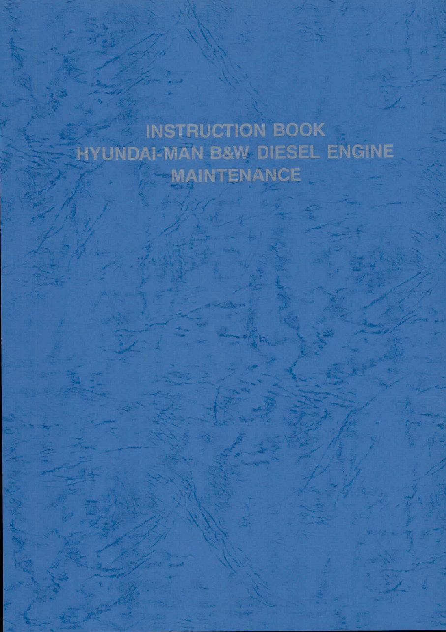 MAN 6S90ME - Maintenance manual preview img 1