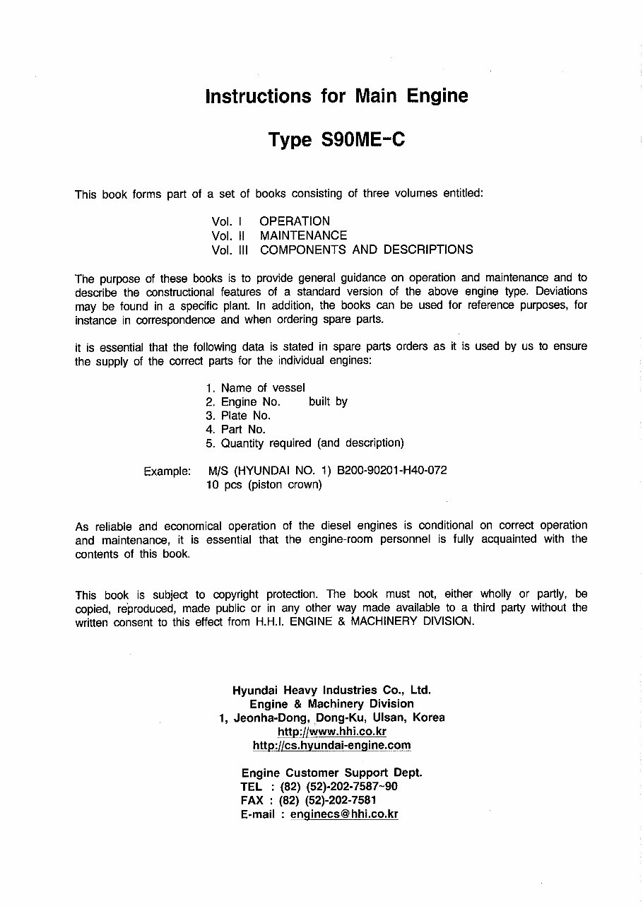 MAN 6S90ME - Maintenance manual preview img 3