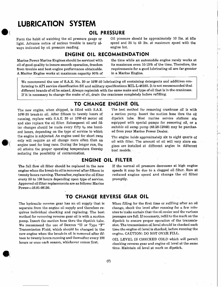 Marine Power 454 Owner's Manual preview img 7
