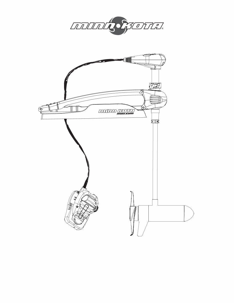Minn Kota Maxxum 55 lb., 42/52, Variable Speed, Foot Control User Manual [, ENG, 7 MB] preview img 1