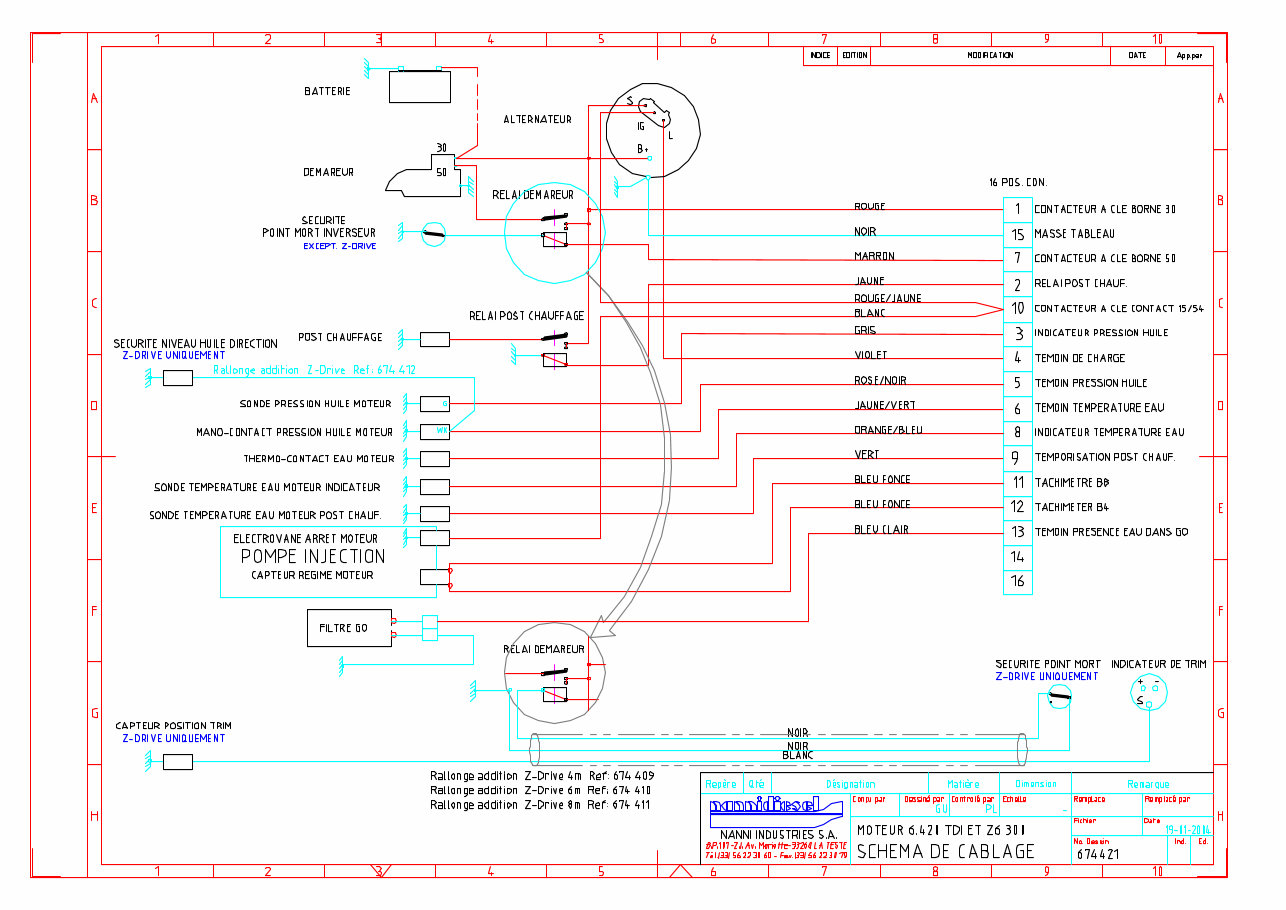 Nanni 6.420TDI, Z6.300 Wiring Diagrams preview img 1