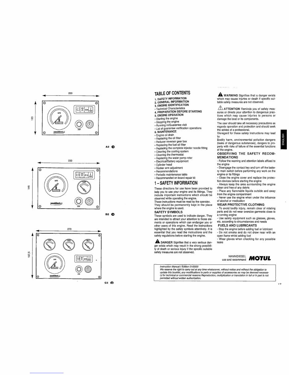 Nanni Marine Diesel 3.100 HE Instruction Manual preview img 3
