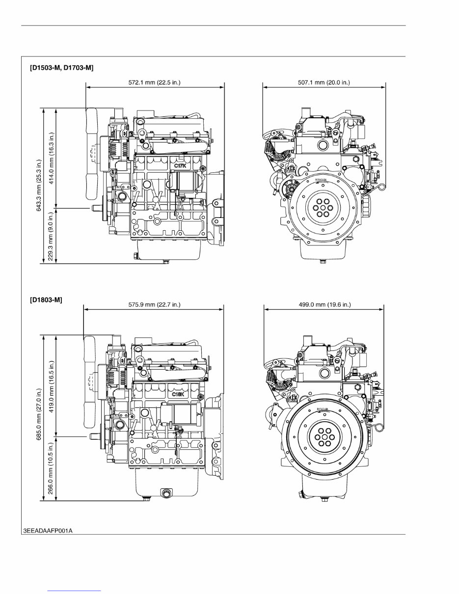 Nanni Marine Diesel Engine 4.200HE, 4.220HE, 4.195HE, D1503-M, D1703-M, D1803-M, V2203-M, V2403-M Workshop Manual preview img 8