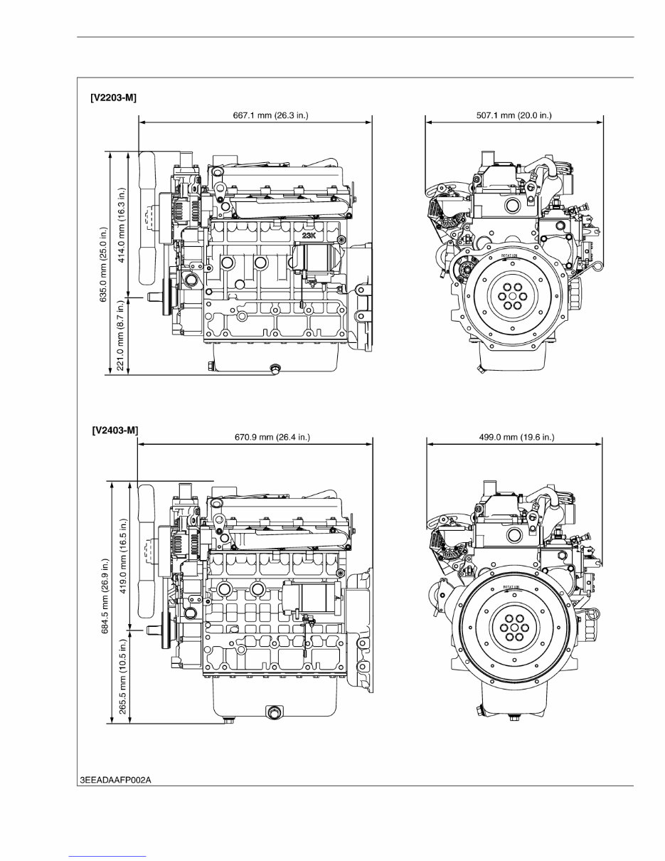 Nanni Marine Diesel Engine 4.200HE, 4.220HE, 4.195HE, D1503-M, D1703-M, D1803-M, V2203-M, V2403-M Workshop Manual preview img 9