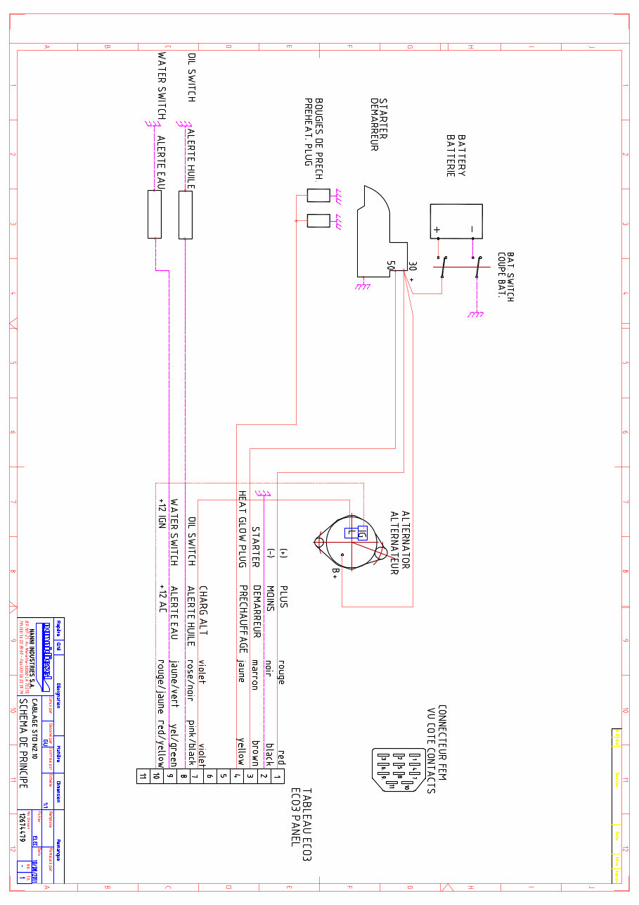 Nanni N2.10 with a Eco3 panel Wiring Diagrams preview img 1