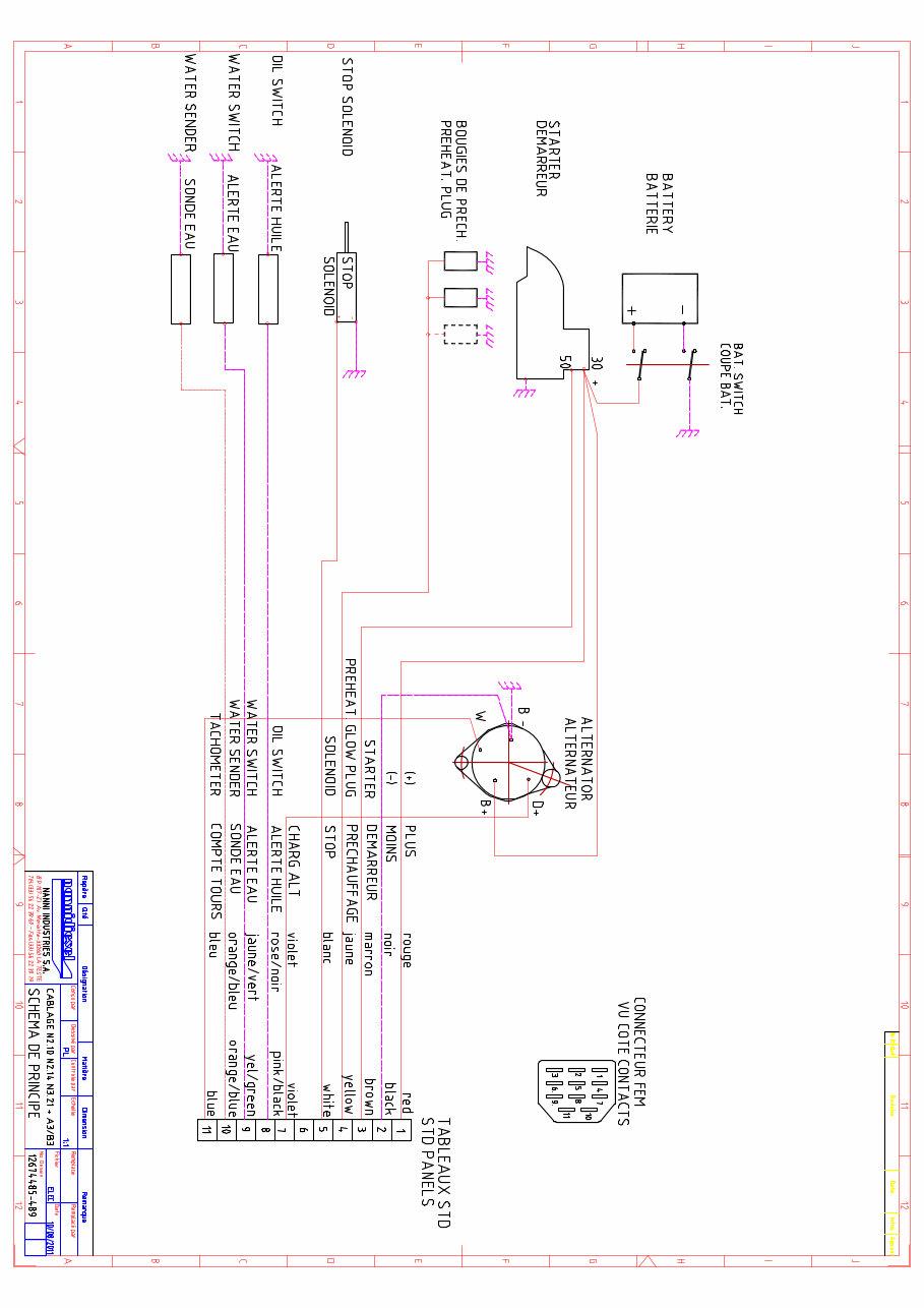 Nanni N4.100 Wiring Diagrams preview img 1