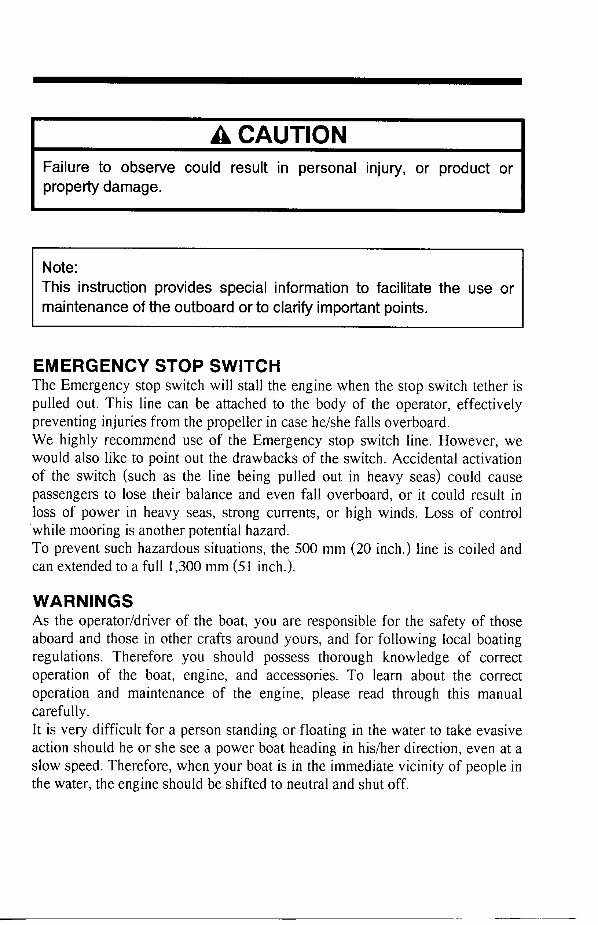 Nissan Marine NSF25A/NSF30A Owner's Operating Manual [, ENG, 2.79 MB] preview img 5