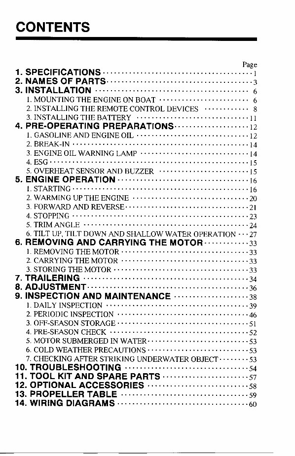 Nissan Marine NSF25A/NSF30A Owner's Operating Manual [, ENG, 2.79 MB] preview img 7