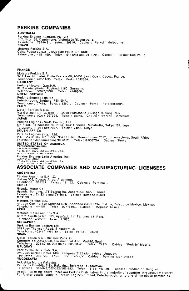 Perkins 4.236 Diesel Marine Engine Service & Repair Manual preview img 3