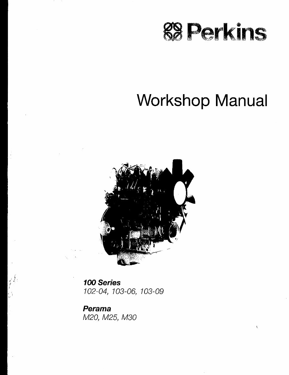 Perkins 100 Series / Perama Workshop Manual preview img 1