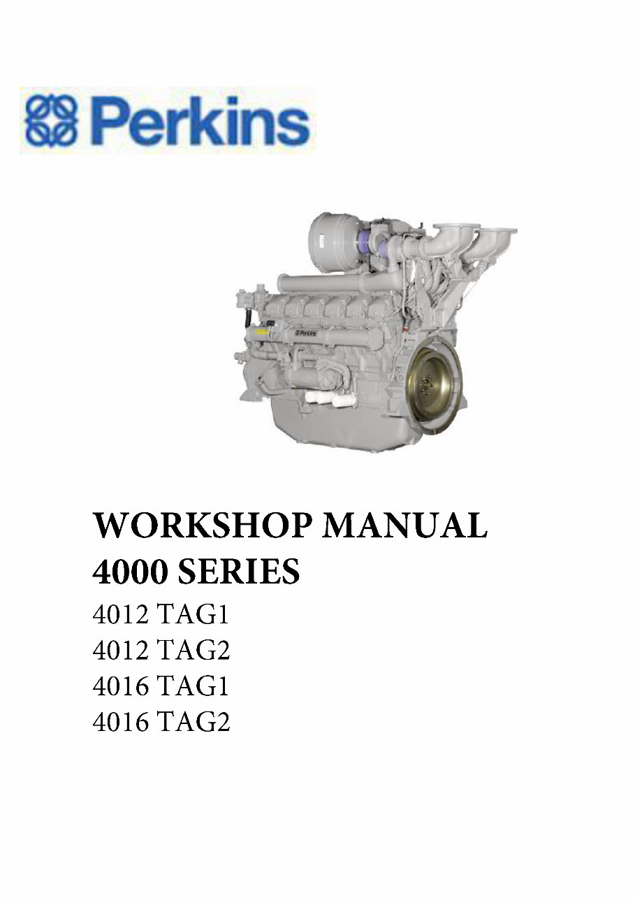 Perkins 4012- 4016 Workshop Manual preview img 1