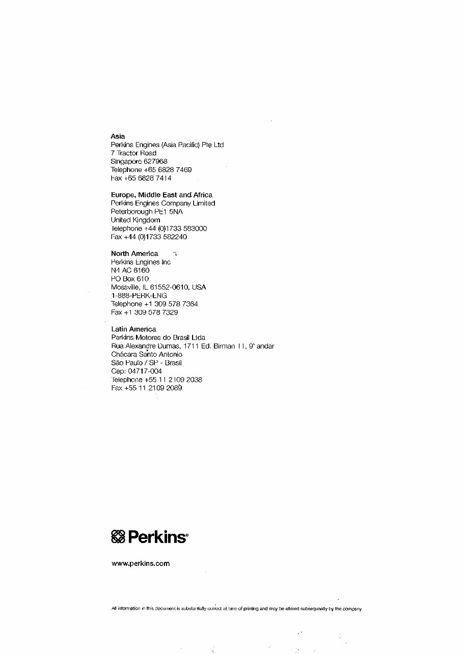 Perkins 4012- 4016 Workshop Manual preview img 9