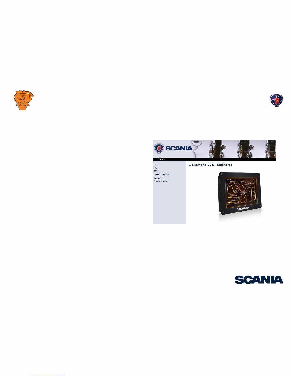 Scania DI09, DI13, DI16 Marine engines - Instrumentation 2.0 preview img 1
