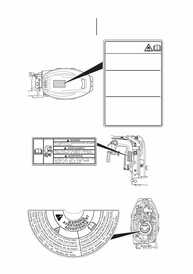 Suzuki DF9.9B/ 15A/ 20A Owners Manual [Russian language] preview img 9