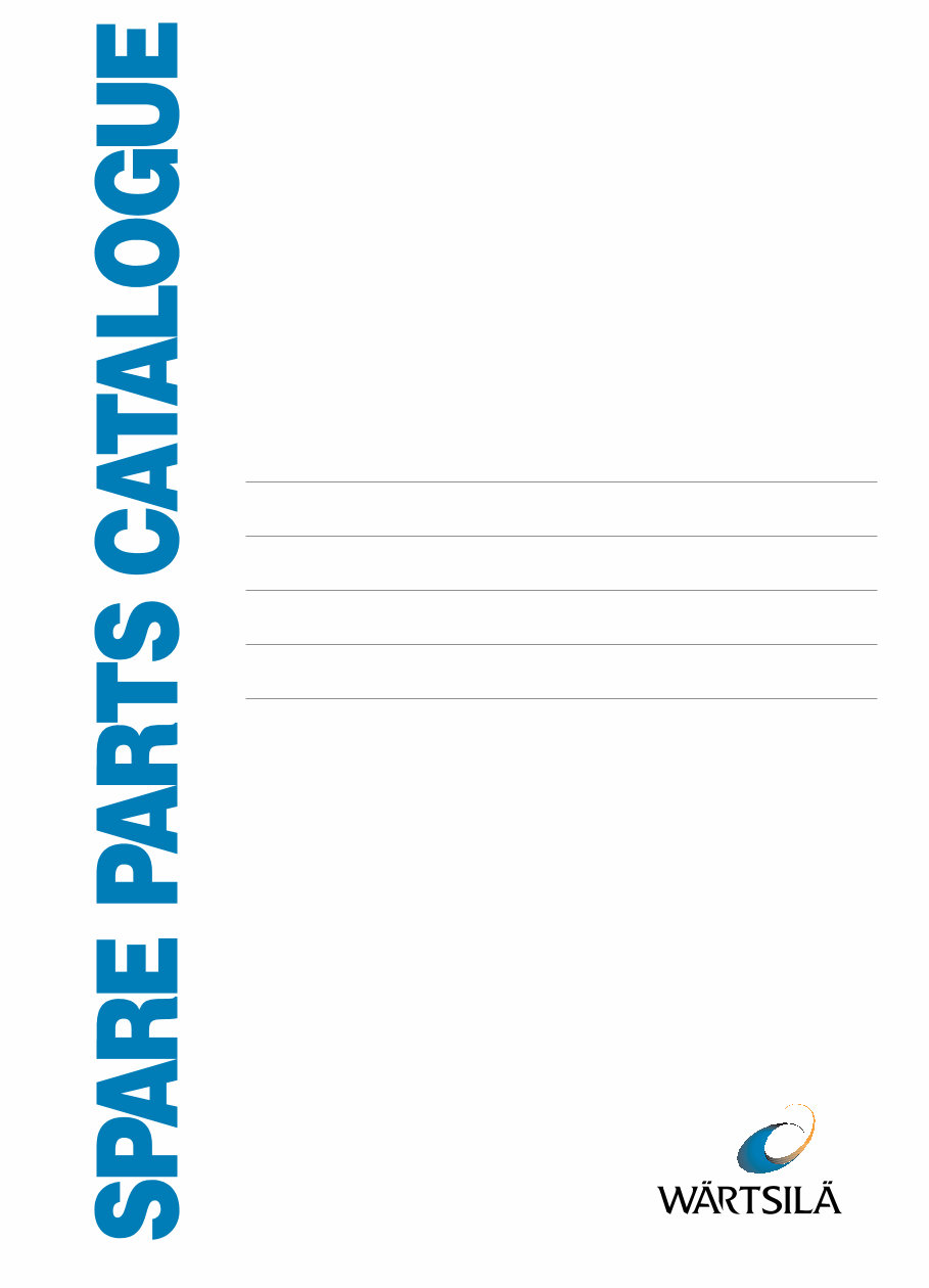 Wartsila 18V32LN Spare Parts Catalogue preview img 1